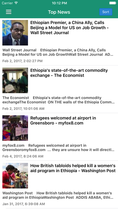Screenshot #1 pour Ethiopia News & Ethiopian Music (Lite Edition)