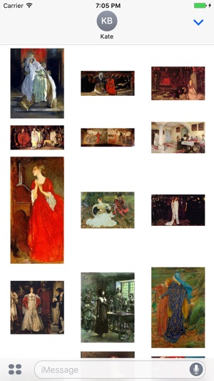 Edwin Austin Abbey Artworks Stickers(圖1)-速報App