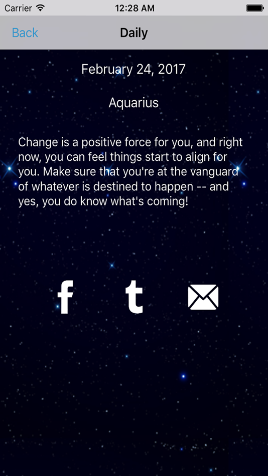Aquarius Horoscope - Daily Zodiac, Astrology, Love - 1.1 - (iOS)
