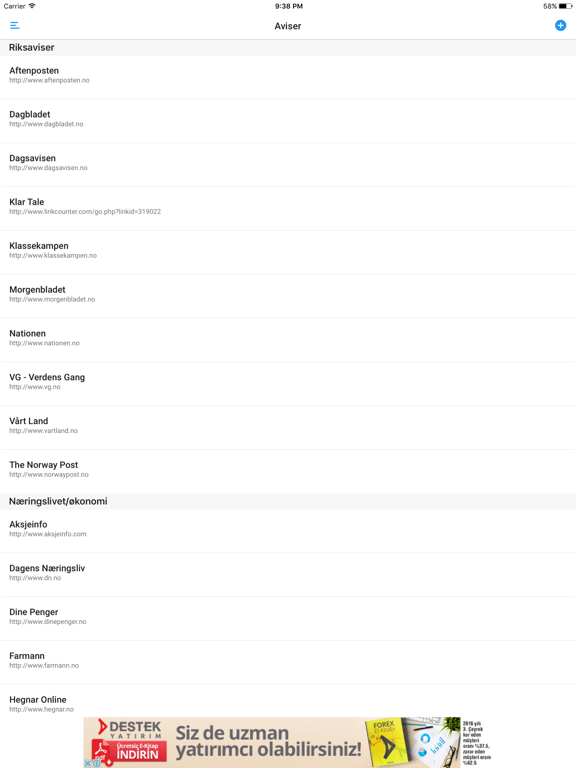 Screenshot #4 pour NORGE AVISER OG TIDSSKRIFTER