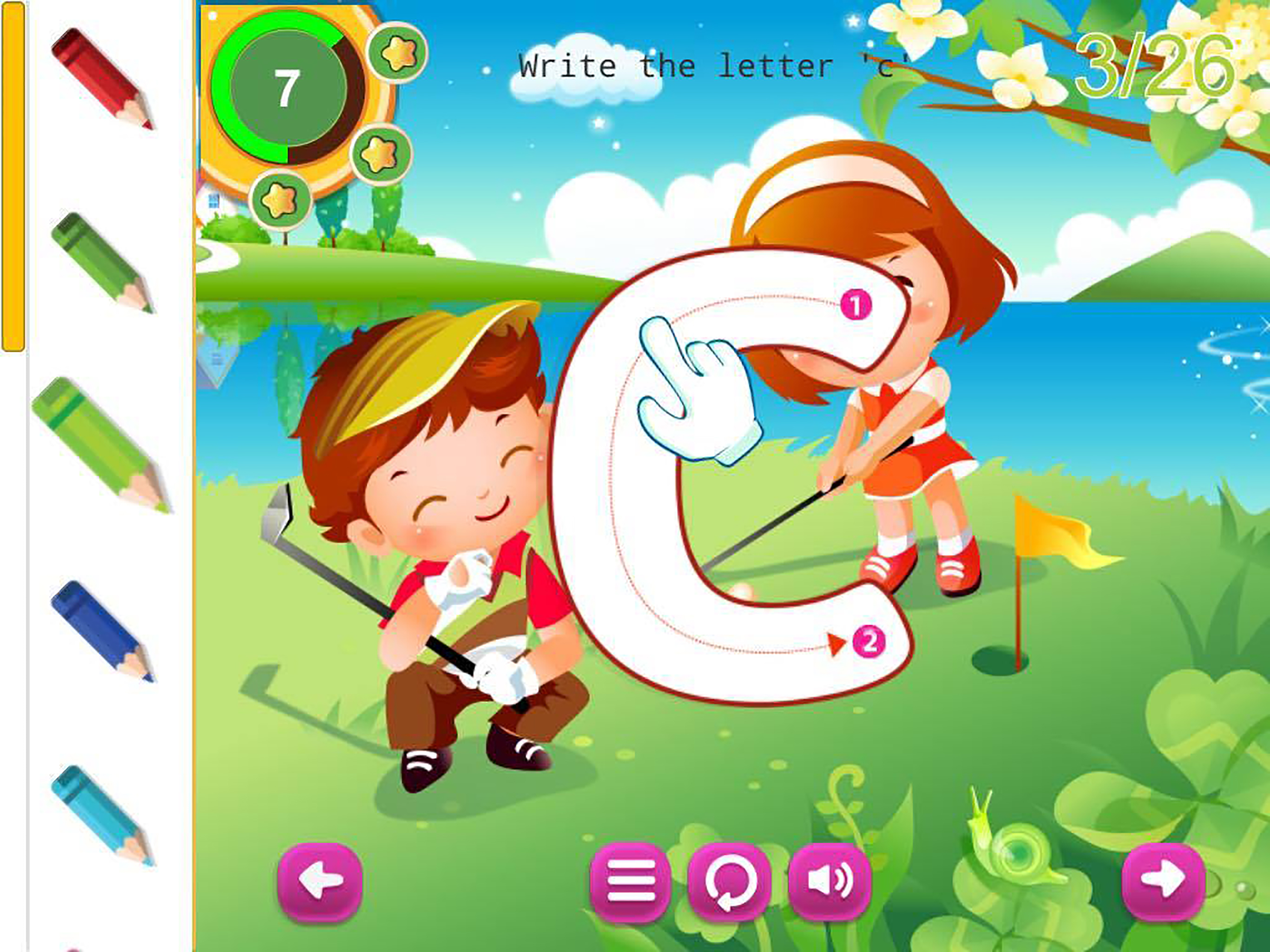 Writing ABC Letters Handwriting Preschool Practice screenshot 8