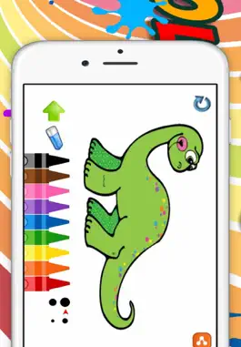 Game screenshot Dino Saurs Coloring Book For Kids apk