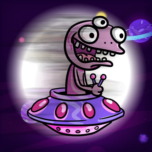 Flying Alien Invasion Icon