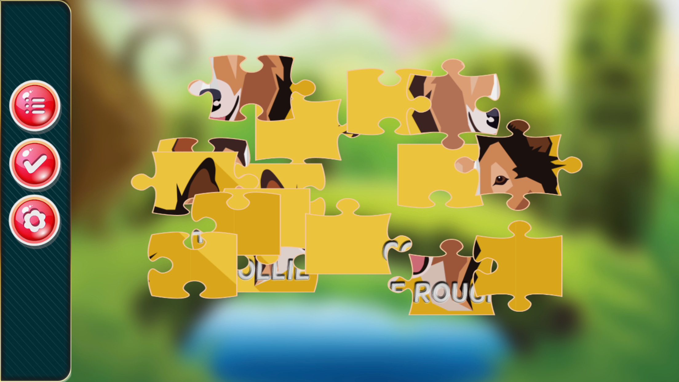 dog quiz jigsaw puzzle games for kids 2 to 7 years