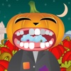 Pumpkin Face Man Dentist