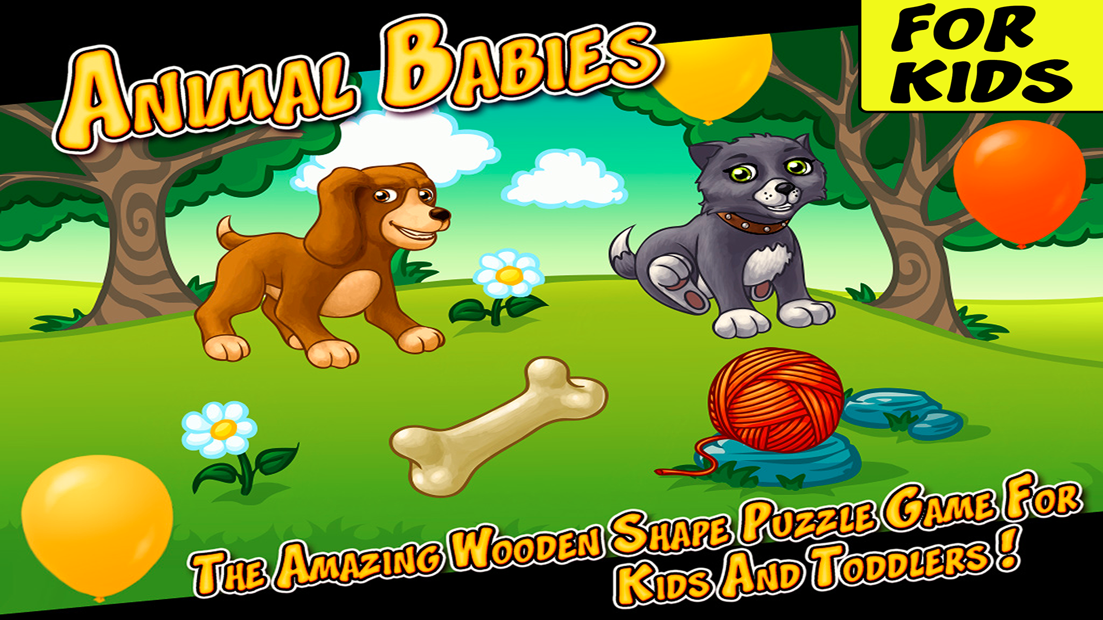 Animal Babies - Cute Puzzles for Kids and Toddlers screenshot 5