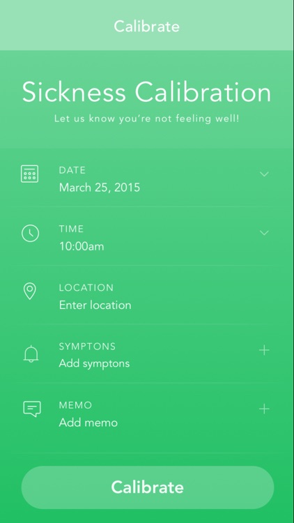 achu - sick prediction for fitbit screenshot-3