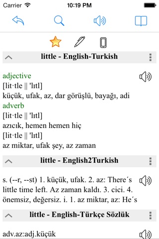 Turkish Dictionary - Dict Box screenshot 4