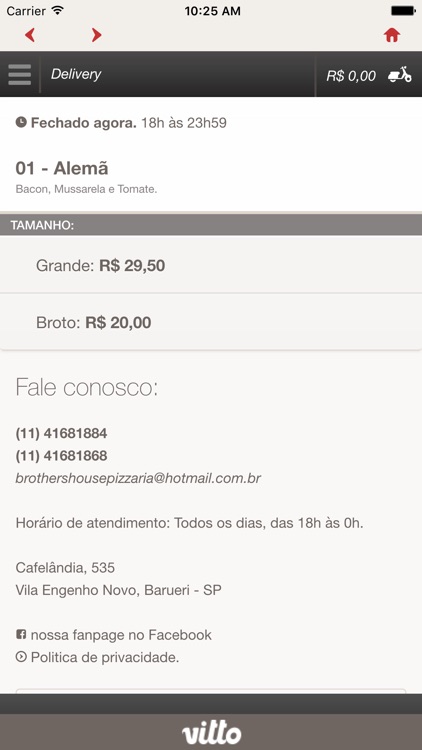 Brothers House Pizzaria screenshot-4