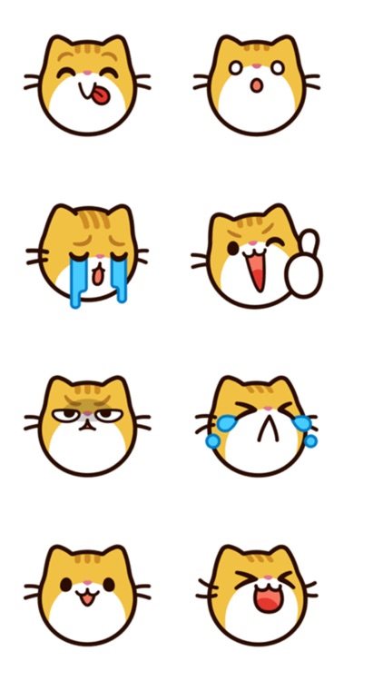 Satisfied Cat Emojis