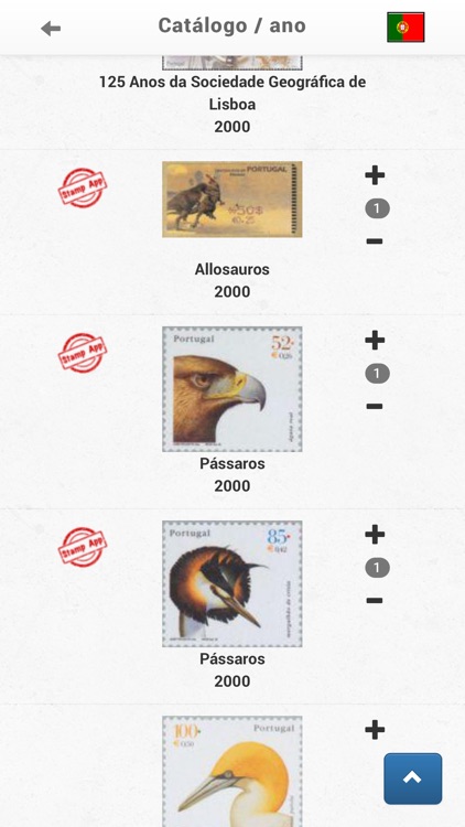 Selos Portugal, Filatelia screenshot-3