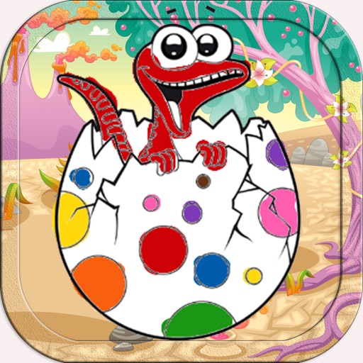 Pre-K Activities Games - Dinosaur Coloring Books iOS App