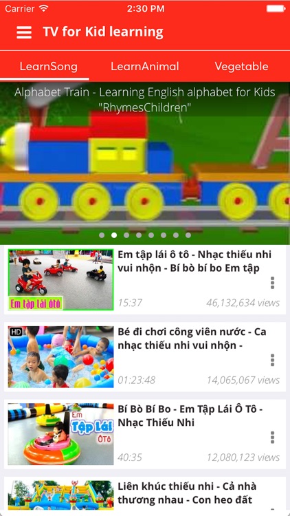 Kid TV - for learning colour, abc, number, music