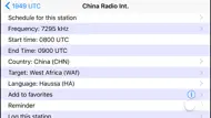 Shortwave Broadcast Schedules iphone bilder 1