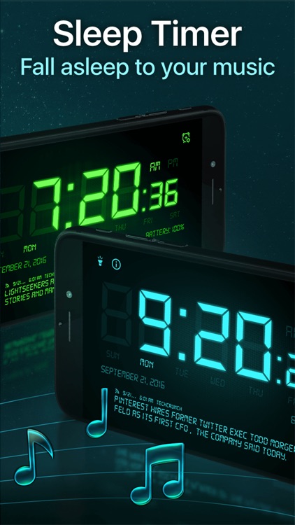 Alarm Clock HD - Digital Alarm Clock Display