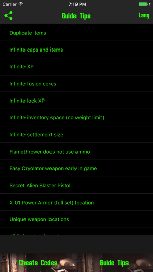 Cheats & Guide for Fallout 4(圖3)-速報App