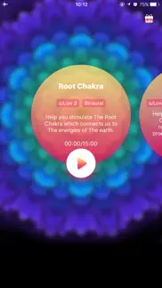 chakra opening-binaural beats for chakra training iphone screenshot 1