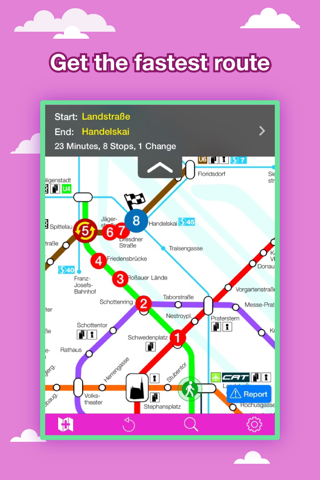 Скриншот из Vienna City Maps - Discover VIE with MRT,Bus,Guide