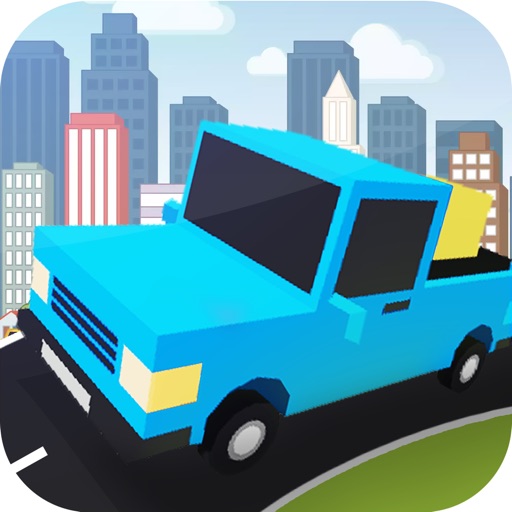 Gift Delivery Car: Driving & Parking in Block City icon