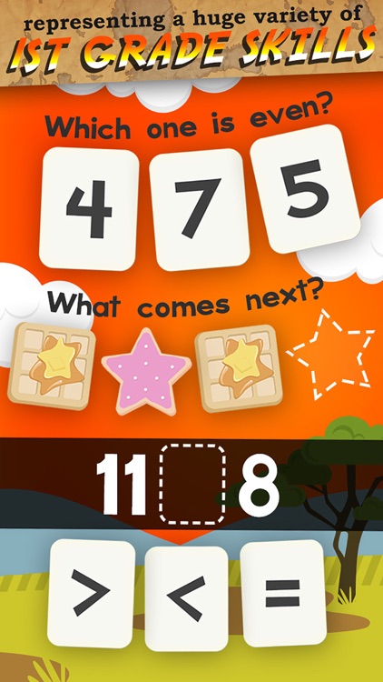 Animal Math First Grade Math Games for 1st Grade