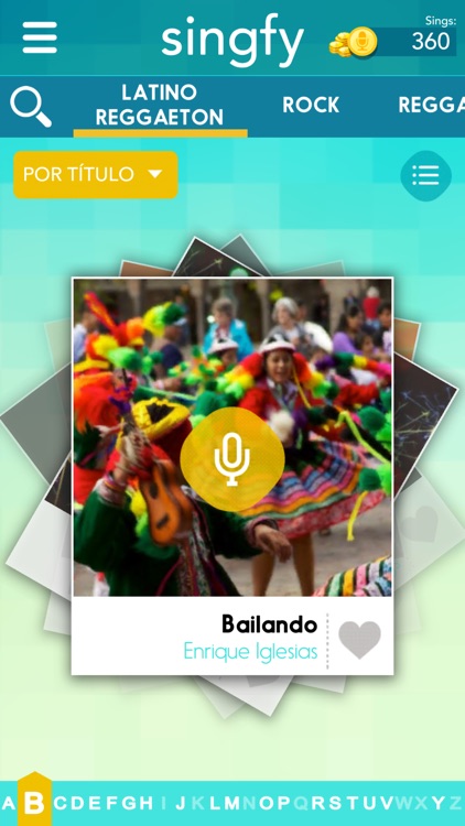 Singfy - Karaoke con la letra