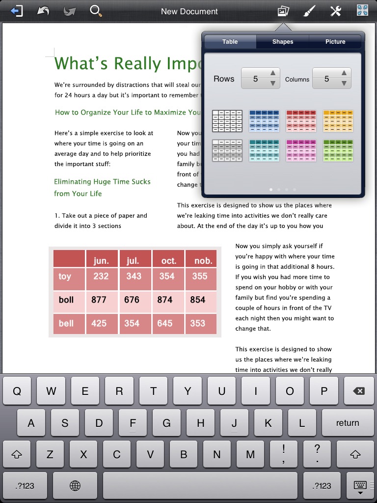 Quick Office Suite - for MS Office iWork Documents screenshot 4