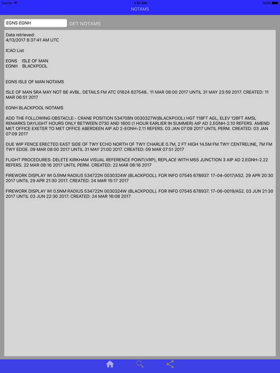 Screenshot #4 pour Just.NOTAMS