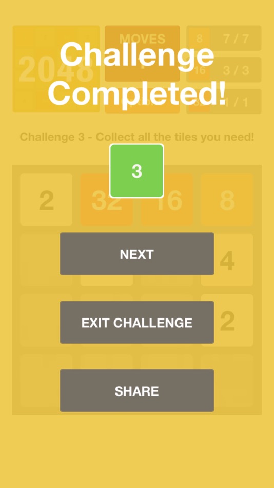 #4. 2048 - Puzzle (iOS) 由: iDevMobile Tec.