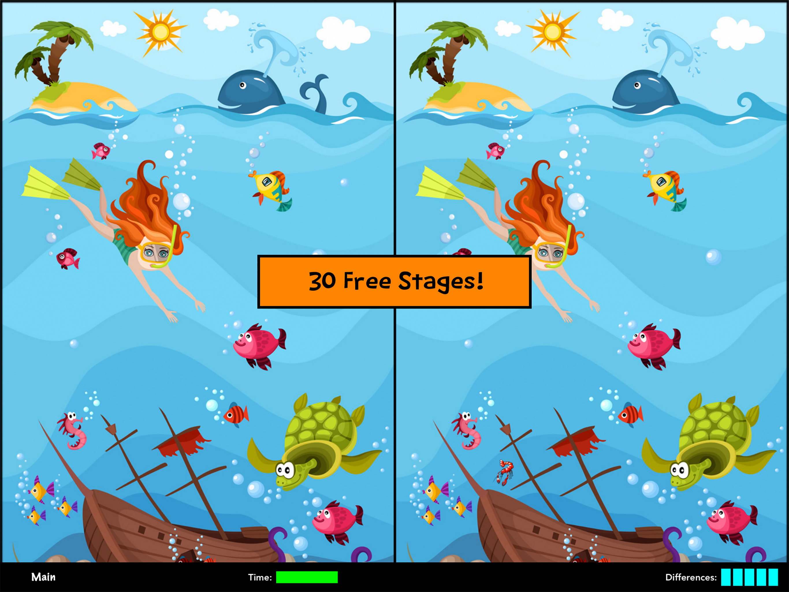 What's The Difference? Spot Hidden Differences