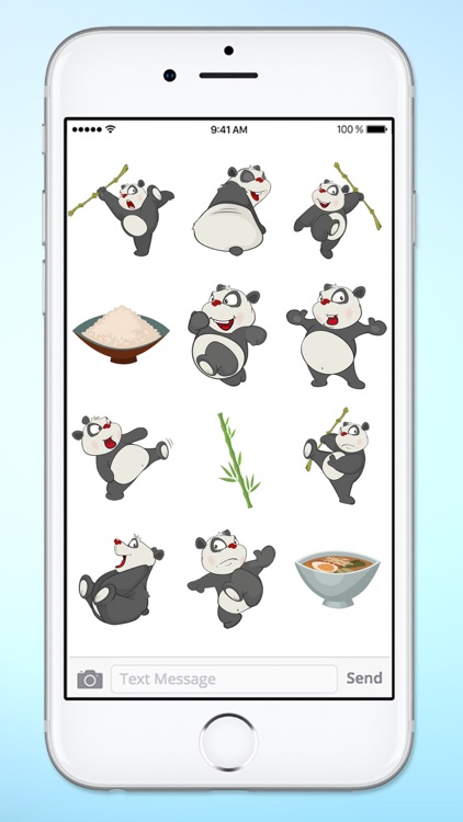 Fun Bamboo Panda Sticker Pack