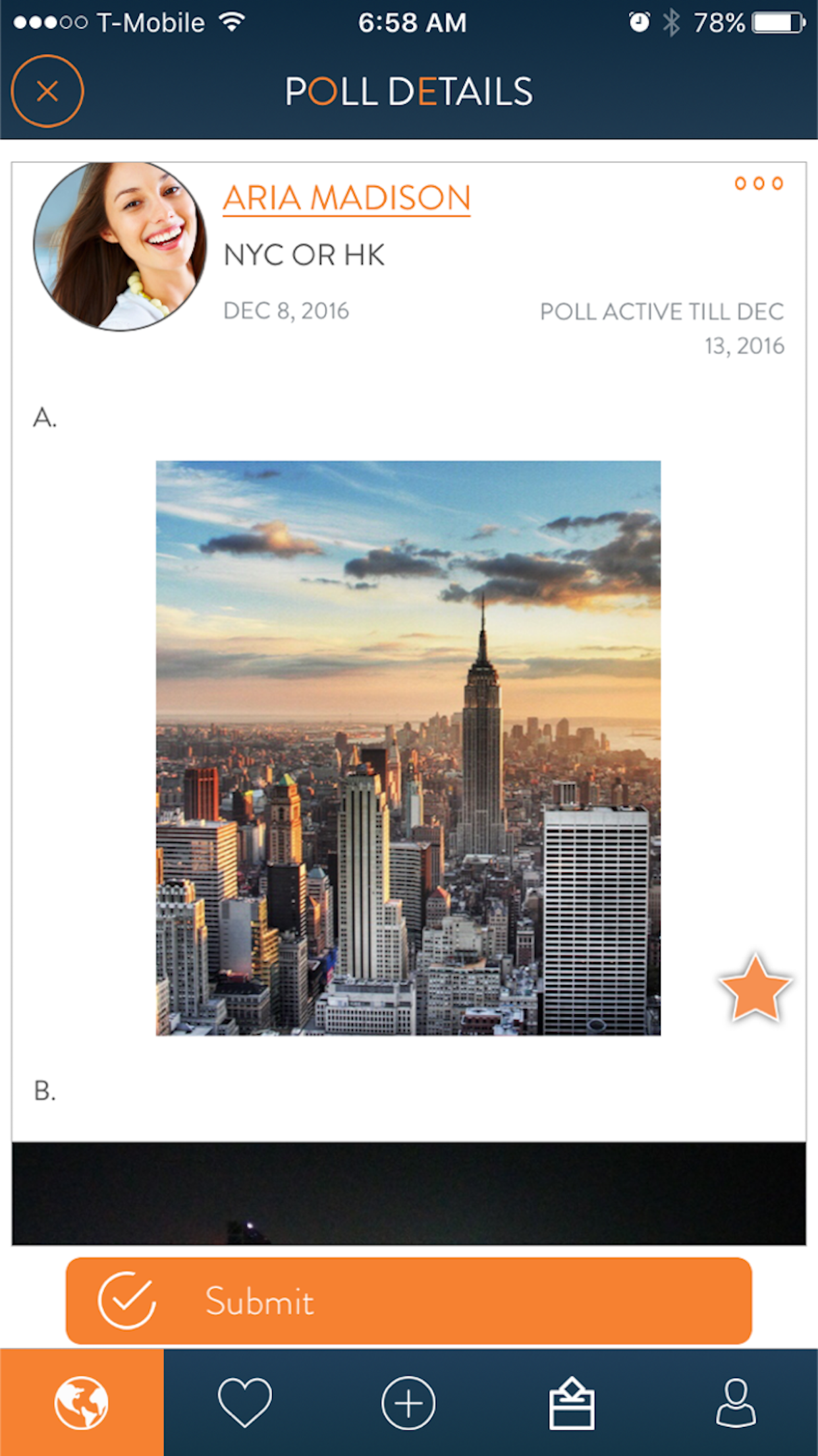 Poll Piazza - Wishbone and Poll for photos screenshot 4