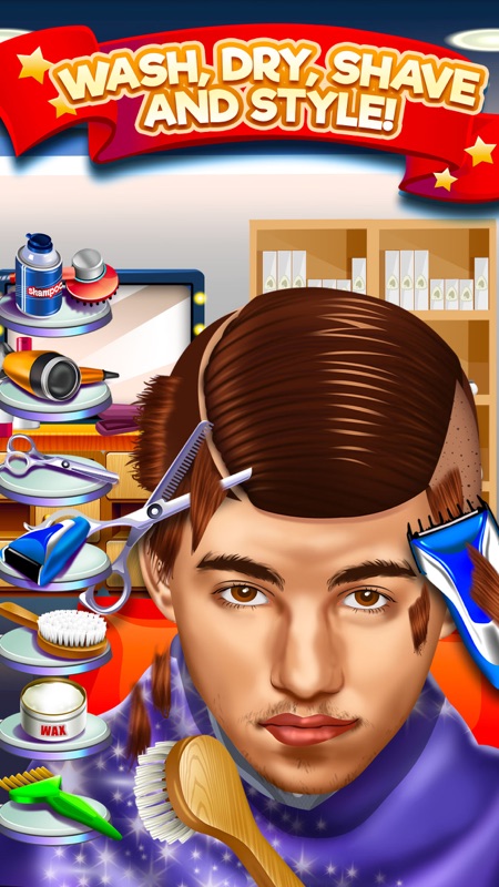 Kids Shave Salon Celebrity Games (Girls & Boys) screenshot 4