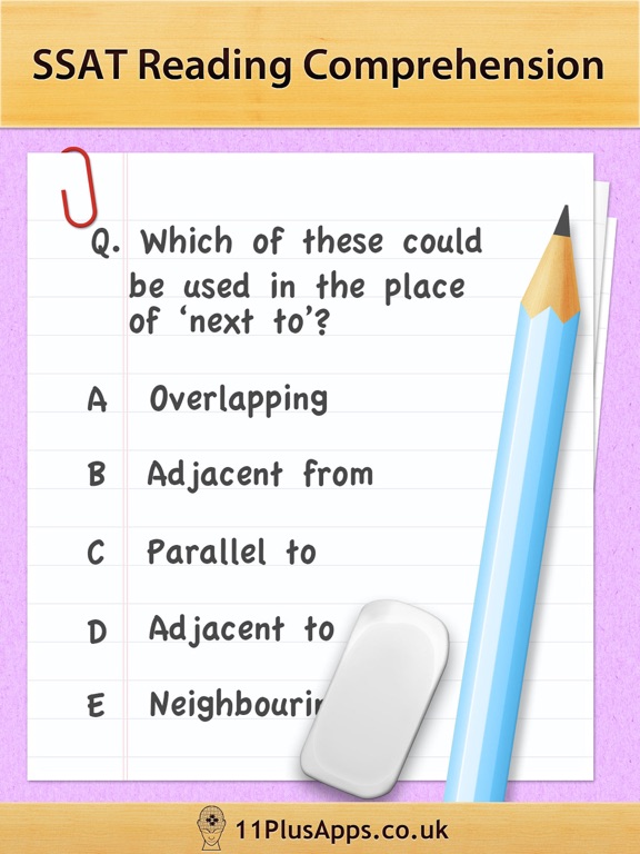 Screenshot #4 pour SSAT Reading Comprehension