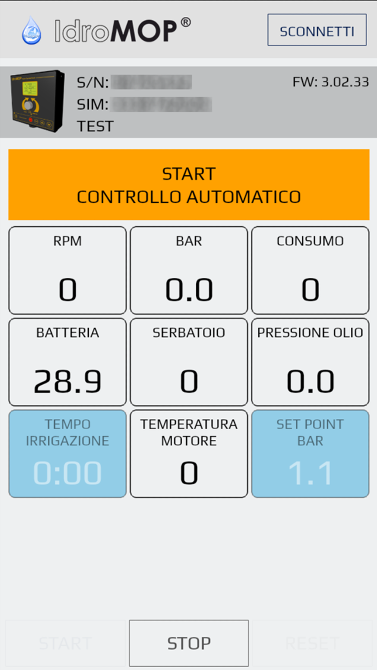 IdroMOP Remote Control