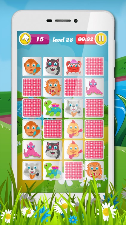 Animal Memory Game for Kid.s - Fun Brain Train.ing screenshot-3