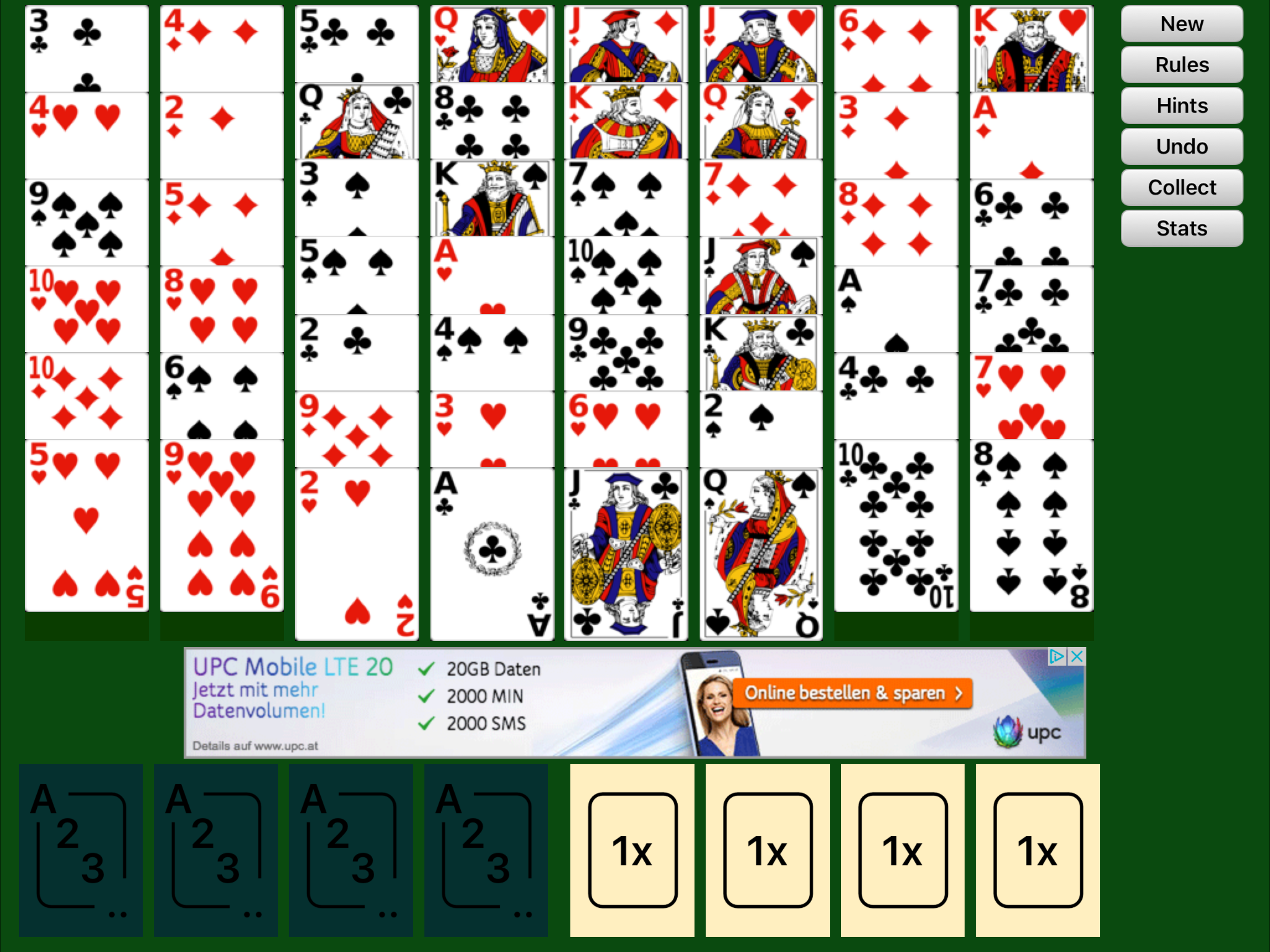 Free Cell Solitaire
