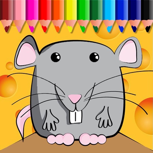 Baby Mouse Coloring Book Game For Education iOS App