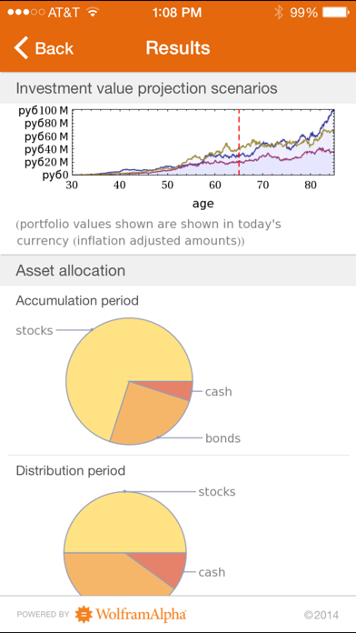 Screenshot #3 pour Wolfram Investment Calculator Reference App