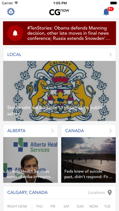 CGnow: Calgary Alberta Canada News Weather Trafficのおすすめ画像1