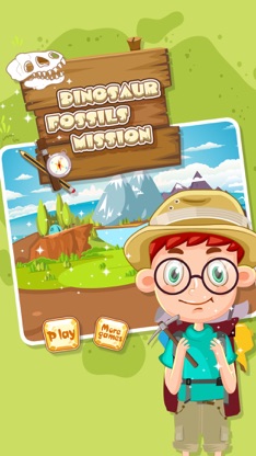 Dinosaur Fossils Mission - Dino Games screenshot 1