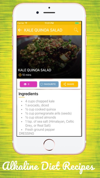 Alkaline acid diet recipes screenshot 2