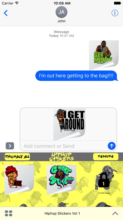 Hiphop Stickers Vol 1