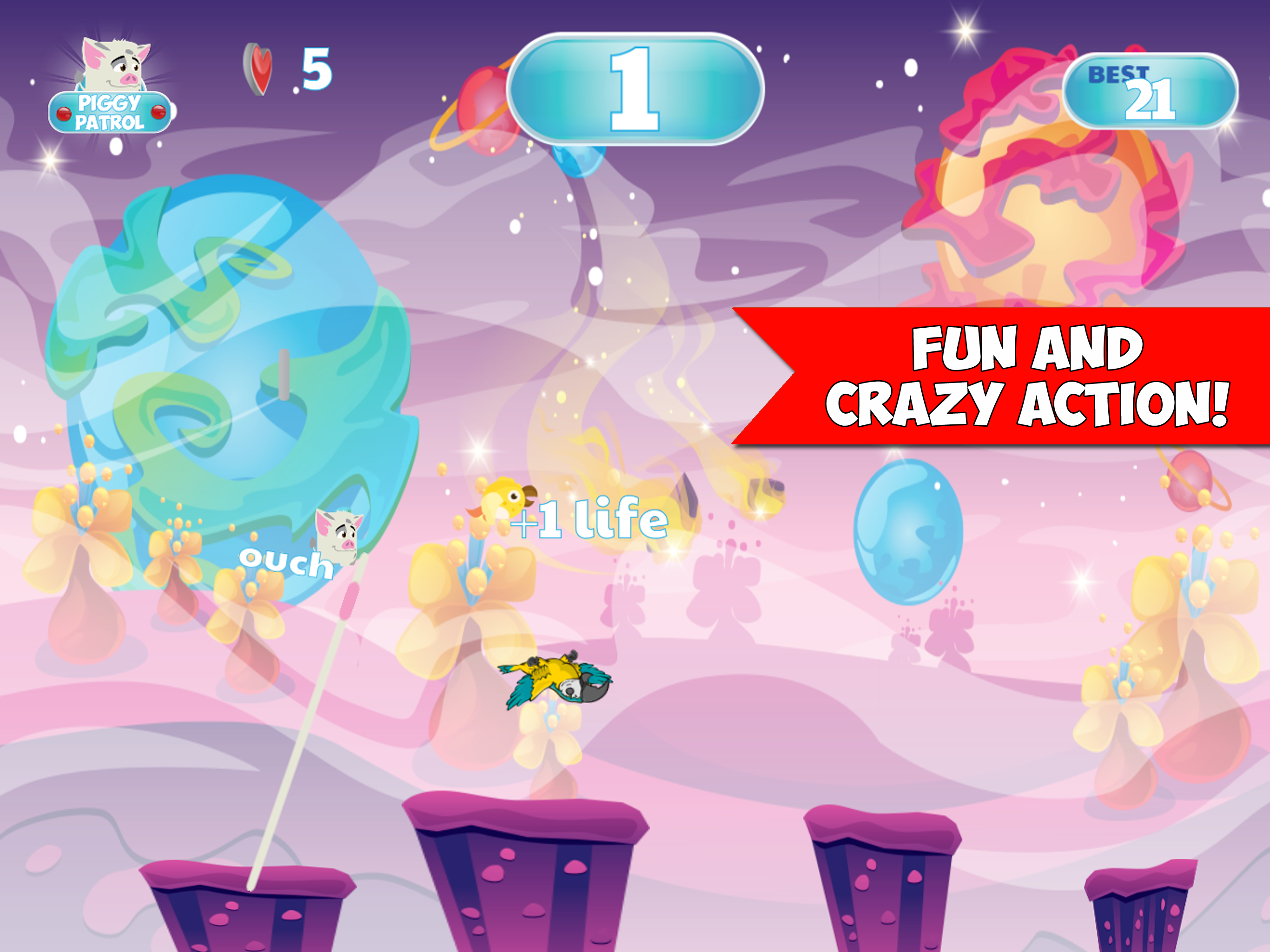 Piggy Patrol Jump Adventure screenshot 8