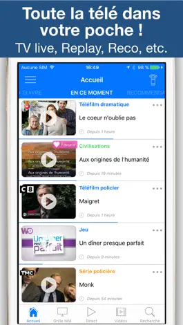 Game screenshot Tivipedia TV live, replay, VoD mod apk