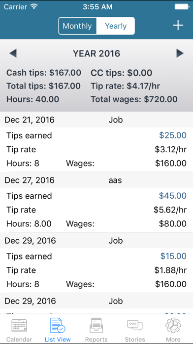Screenshot #2 pour Tip Box - Log and manage your tips