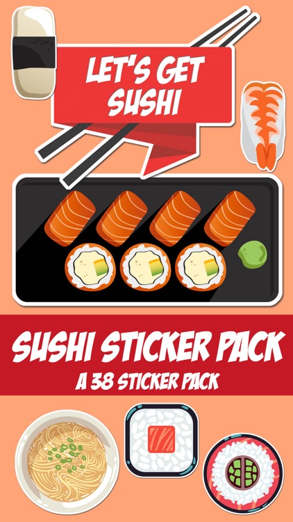 Time For Sushi Sticker Pack