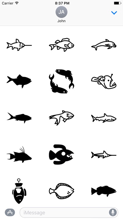 Ocean Fish-Fc Sticker