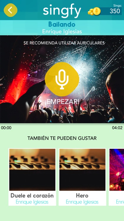 Singfy - Karaoke con la letra