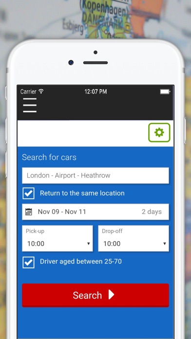 Screenshot #1 pour CarRentalchoice.com - Location Auto