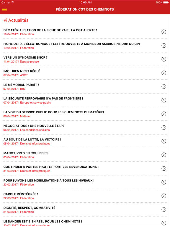 Screenshot #6 pour CGT Cheminot